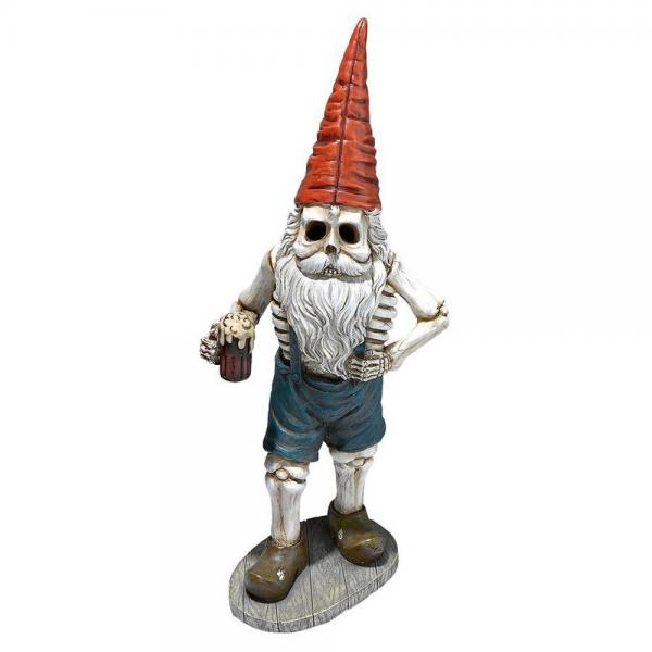 Oktoberfest Hans Skeleton Gnome Statue plus freight