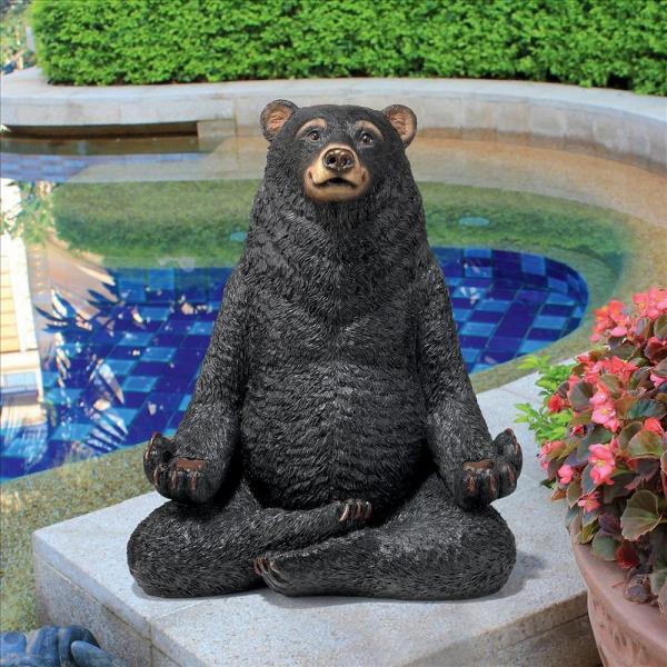 Being One With The Honey Zen Bear Statue plus freight