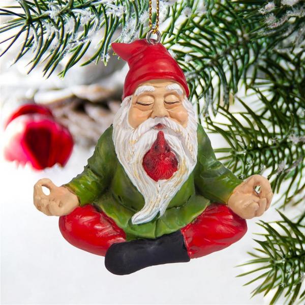 Zen Gnome Holiday Ornament plus freight