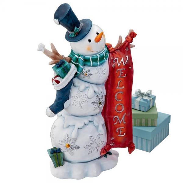 Avalanche Welcome Snowman Statue plus freight