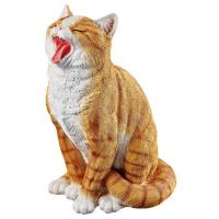 Lazy Daze Kitty Yawning Cat Statue plus freight-DTQM2158270