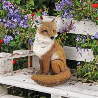 Fabian The Flamboyant Fox Garden Statue plus freight-DTQM22092