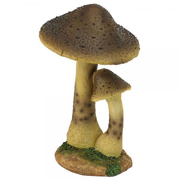 Mystic Forest Tan Mushrooms Statue plus freight