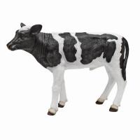 Country Boy Standing Cow Statue plus freight-DTQM24163001