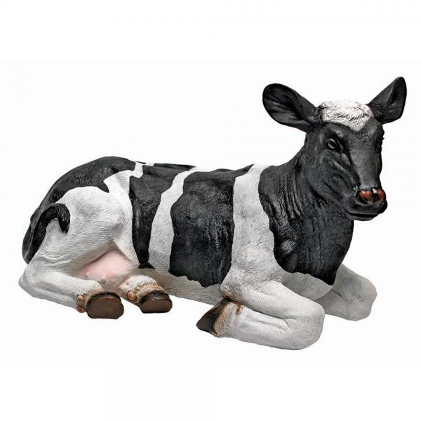 Daisy The Lounging Cow Statue plus freight