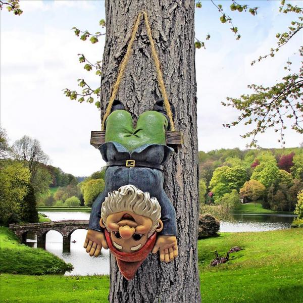 Alfie The Acrobat Swinging Gnome Statue plus freight