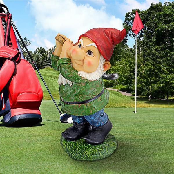 Bogey Burt Golfer Garden Gnome plus freight