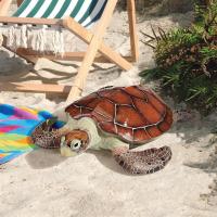 Flat Back Sea Turtle Statue plus freight-DTQM2517500