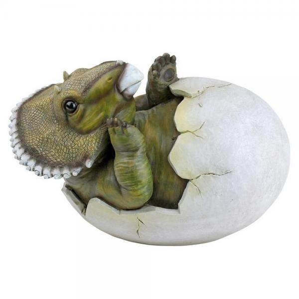 Baby Triceratops Dino Egg Statue plus freight