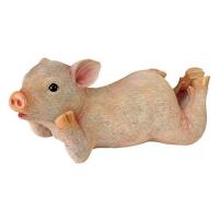 Vogue The Lounging Pig Statue plus freight-DTQM2764670