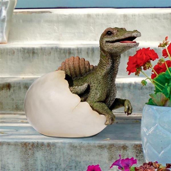 Spinosaurus Dinosaur Egg Statue plus freight