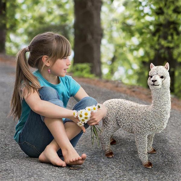 The Alpacalypse of Alpaca Garden Statue:Baby plus freight