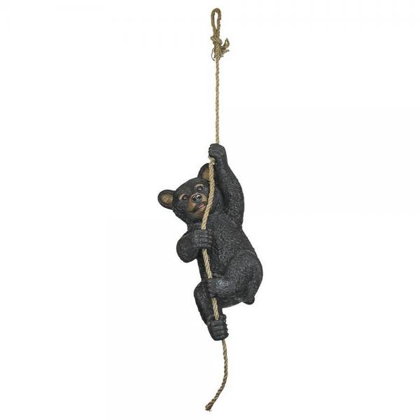 Swinging Bocephus Bear On Rope Statue plus freight