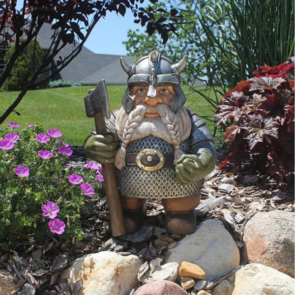 Viking Valhalla Victor Norse Dwarf Gnome Statue plus freight