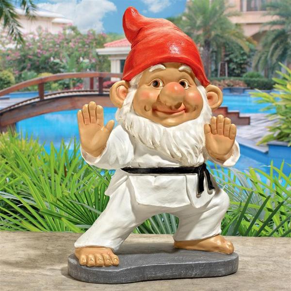 Karate Kobi Martial Arts Garden Gnome plus freight