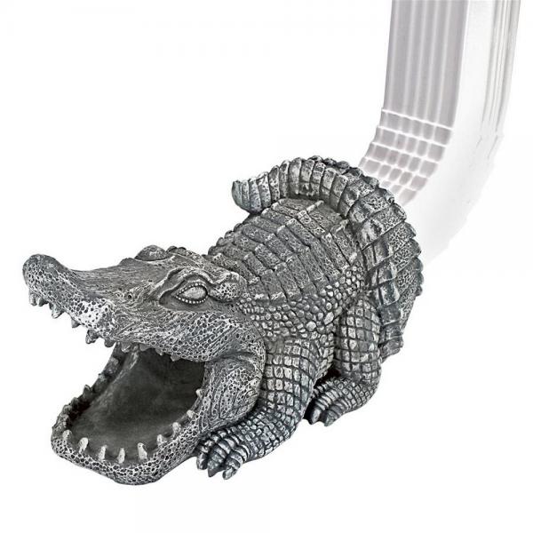 Swamp Alligator Rain Gutter plus freight