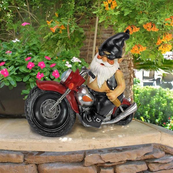 Axle Grease The Biker Gnome Statue plus freight