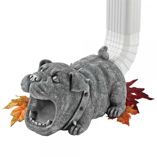 Butch The Bulldog Rain Gutter plus freight