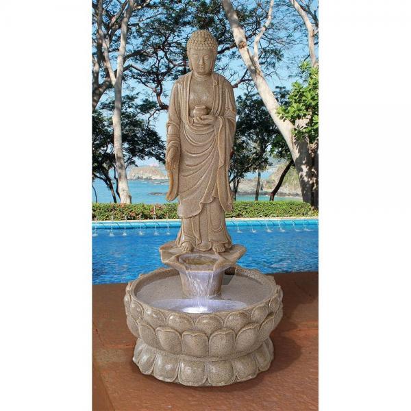 Large Earth Witness Buddha Fountain plus freight