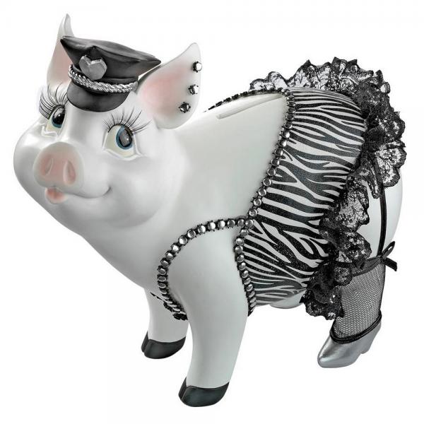 Porker On Patrol Pig Statue plus freight