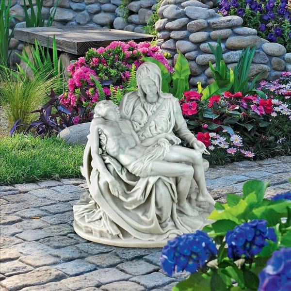 Grande Pieta Bonded Marble Statue plus freight