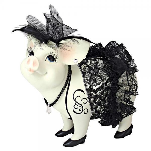 Lace And Lard Madame Pig Statue plus freight