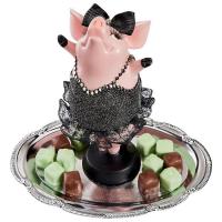 Hog Heaven Twinkle Toe Pig Statue plus freight-DTQS2814