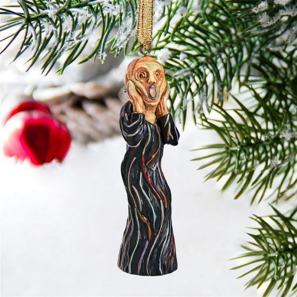 Silent Scream Holiday Ornament plus freight