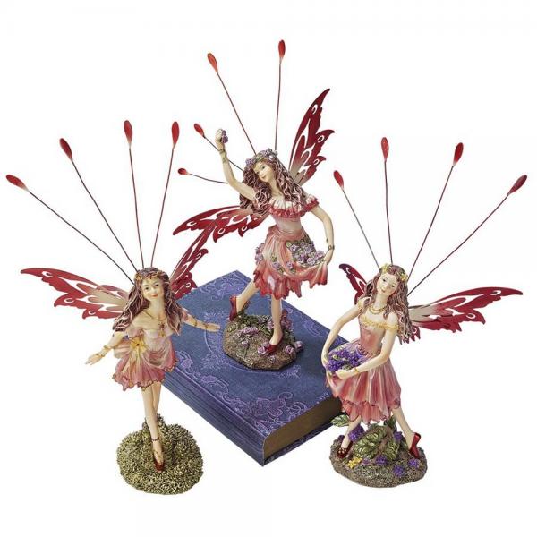 Crosstweed Meadow Fairy Statues Set of 3 plus freight