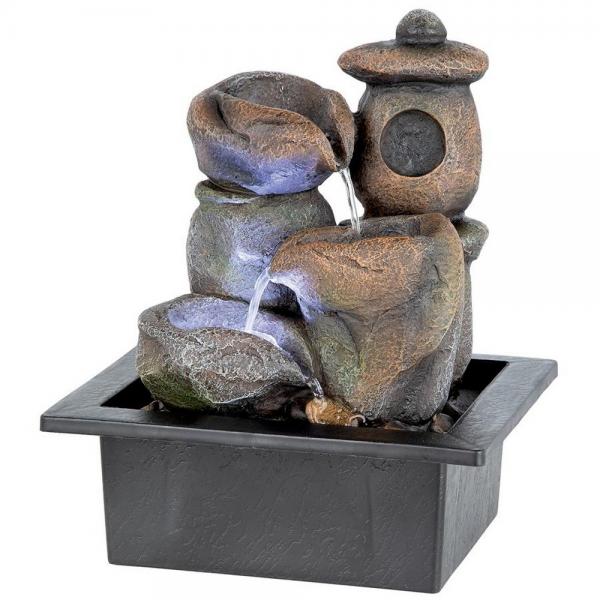 Nishi Stone Pagoda Tabletop Fountain plus freight