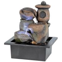 Nishi Stone Pagoda Tabletop Fountain plus freight-DTSH205013