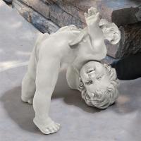 Turvey Cherub Statue plus freight-DTSH30003413