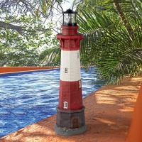Coastal Shoal Solar Lighthouse Statue plus freight-DTSH86920