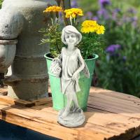 Rose Garden Fairy With Basket Statue plus freight-DTSH9403614