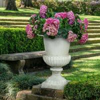 Large Chateau Elaine Cast Iron Urn plus freight-DTSP24