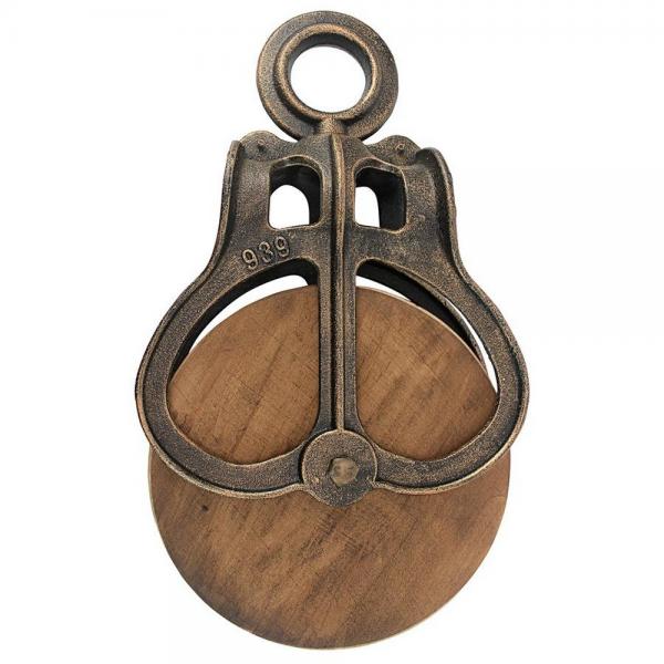 Extra Large Wood Pulley plus freight