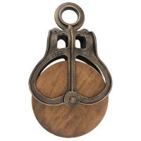 Extra Large Wood Pulley plus freight-DTSP3323