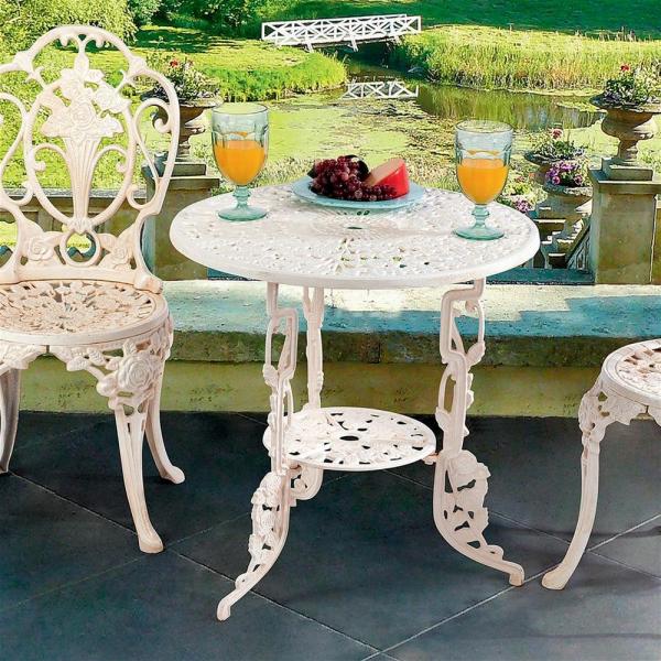 Garden of Roses Iron Bistro Table plus freight