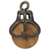 Large Iron & Wood Farm Pulley plus freight-DTSP3610