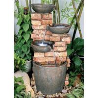 Stacked Bricks Cascading Fountain plus freight-DTSS1083