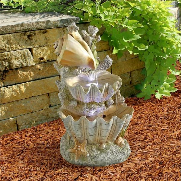 Oceans Bounty Cascading Shell Fountain plus freight