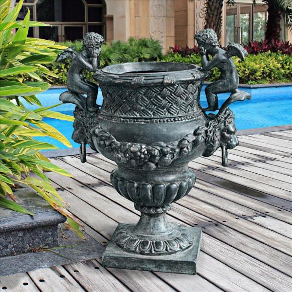 Large Duval Cupid Urn plus freight