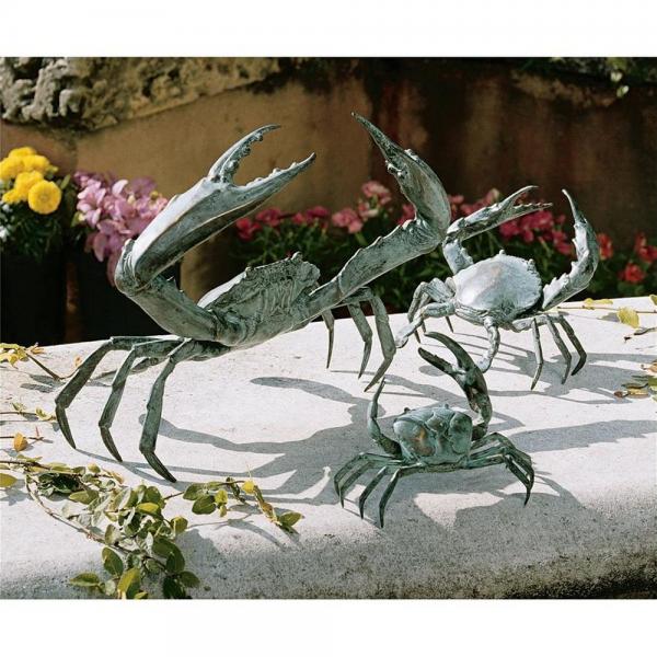 Bronze Crabs Set of 3 plus freight