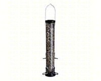 ONYX 2.75 in dia. 18 in Tube 4 port Sunflower/Mixed Seed Feeder withremovable Base-DYCC18S