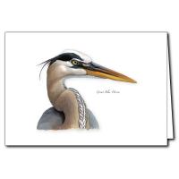 Great Blue Heron Greeting Cards-LEWERSGC900