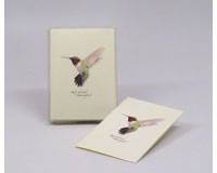 Ruby-throated Hummingbird Notecard Assortment-LEWERSNC58
