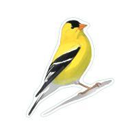 American Goldfinch Stickers 10/pk-LEWERSSK1015