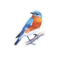 Eastern Bluebird Stickers 10/pk-LEWERSSK1033