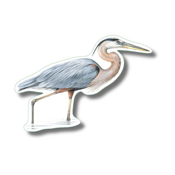Great Blue Heron Stickers 10/pk