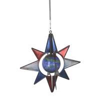 Vintage Illuminarie American Star Hanging Solar Spinner-EV4256GW
